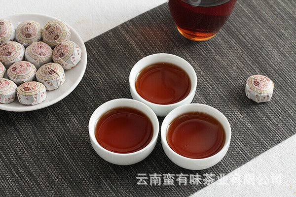 Yunnan Pu'er Tea 500g Glutinous Rice Fragrance Ripe Tuo(White Cotton) Pu'er