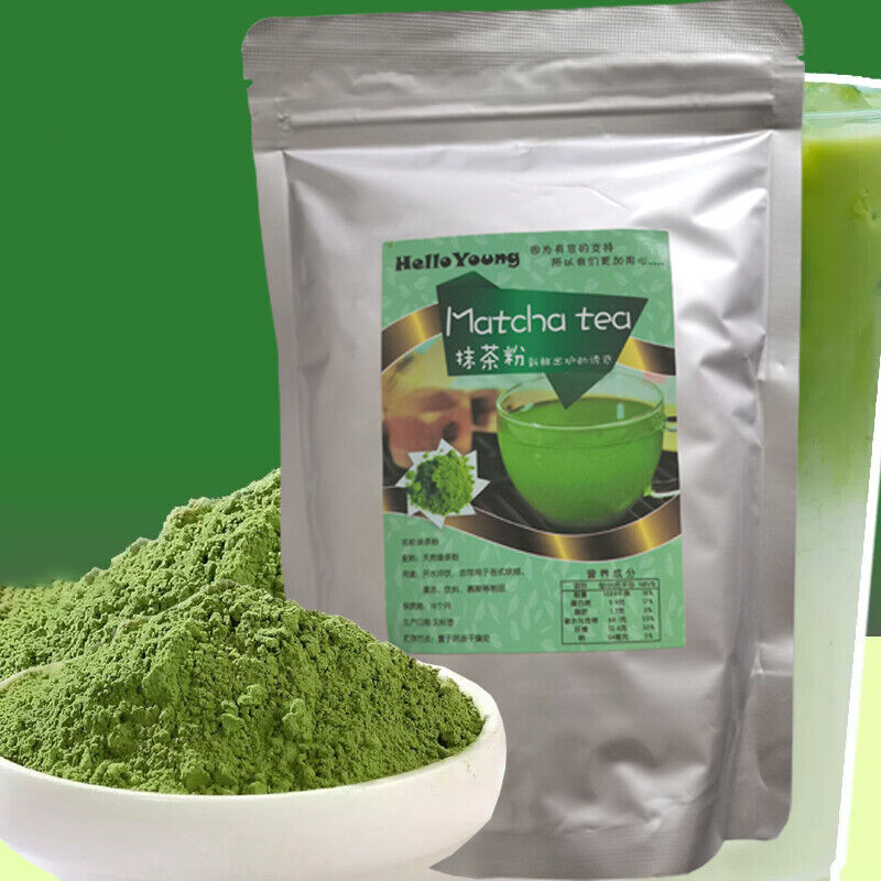 Matcha Powder Latte Green Tea Powder Sugar Free Vegan & 0 Calories 250g/8.8oz