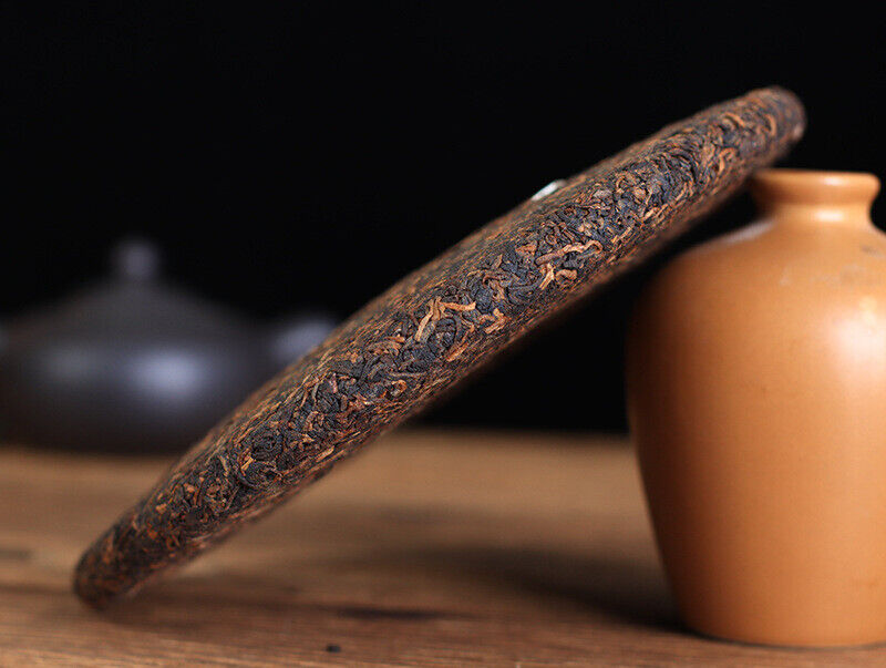 357g Ripe Puerh Tea Cake Yunnan Tea Cake