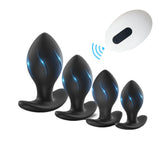 10 frequency silicone anal plugs set posterior toys Rechargeable remote control