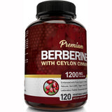 1200mg Berberine Capsules, Natural HCL Extract, Healthy Cholesterol Caps