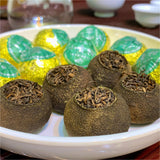 Xinhui Raw Sun-dried Xiaoqingkang Chen Pi Palace Golden Bud Puerh Ripe Tea 500g