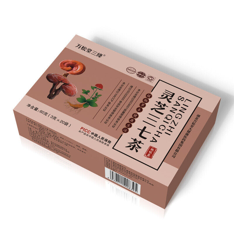 Ganoderma Lucidum Panax Ginseng Tea Chrysanthemum Sanqi Lingzhi Bag Tea 60g