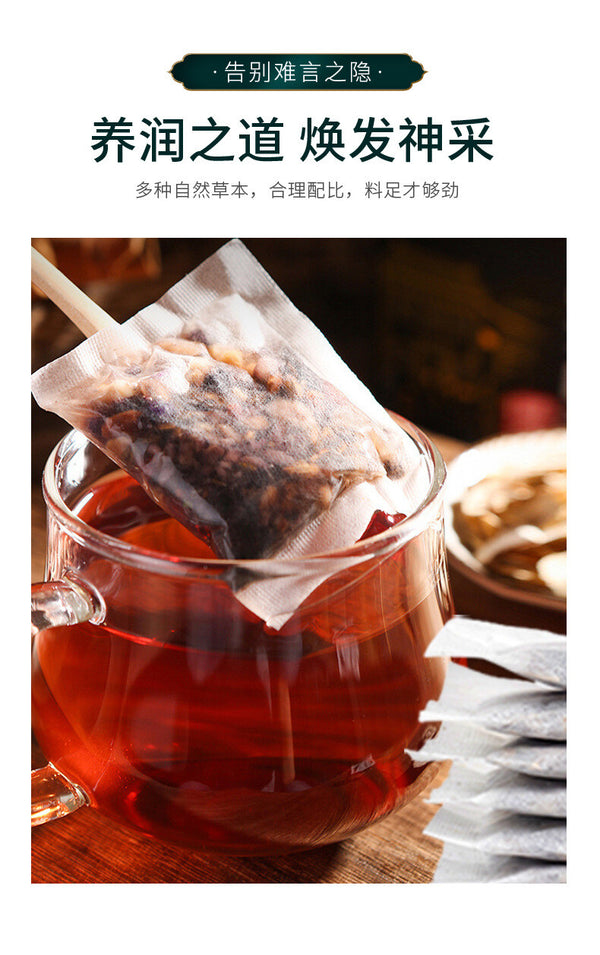 Ginseng Cordyceps Tea Du Zhong Horny Goat Weed Goji Maca Herbal Tea