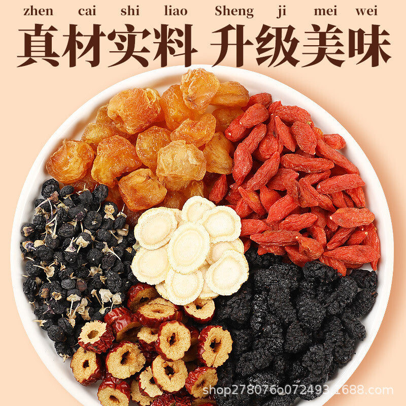 Ginseng Goji Berry Tea – With Mulberry and Longan, Herbal Blend