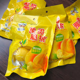 Large Pack Dried Yellow Peach Childhood Snack Sweet and Sour Crunchy Peach