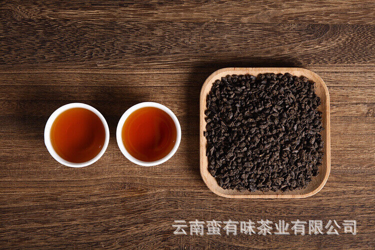 500g Yunnan Pu'er Tea Menghai Nuoxiang Ripe Tea Fossil Crushed Silver (No. C3)