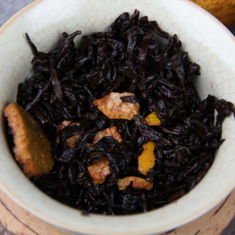 Tangerine Pu'er Tea Menghai Black Tea Natural Big Red Mandarin Pu-Erh Tea 500g