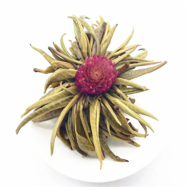 Prosperity Handcrafted Gomphrena Globosa Flowering Tea Dried Blooming Tea Balls