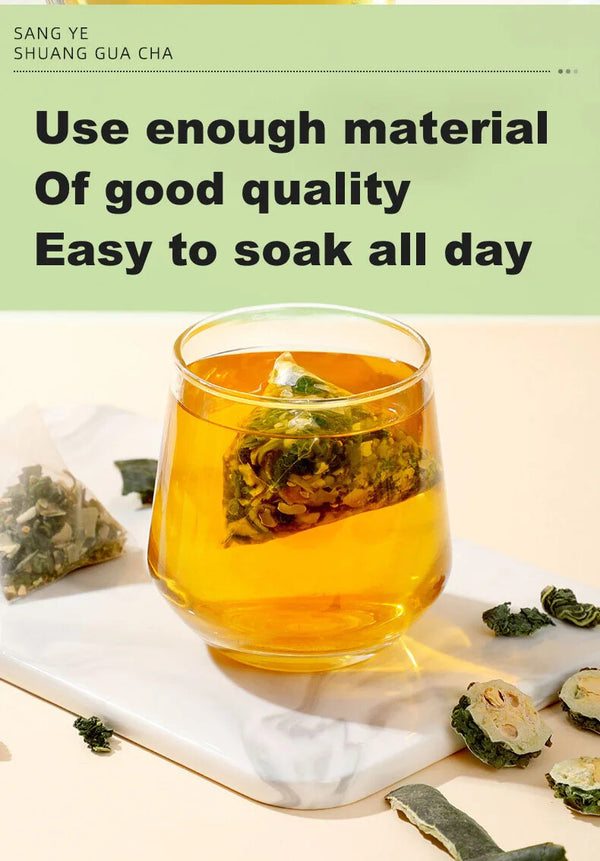 Melon Bitter Melon Tea Brewing Water Tea Health Mulberry Leaf Winter