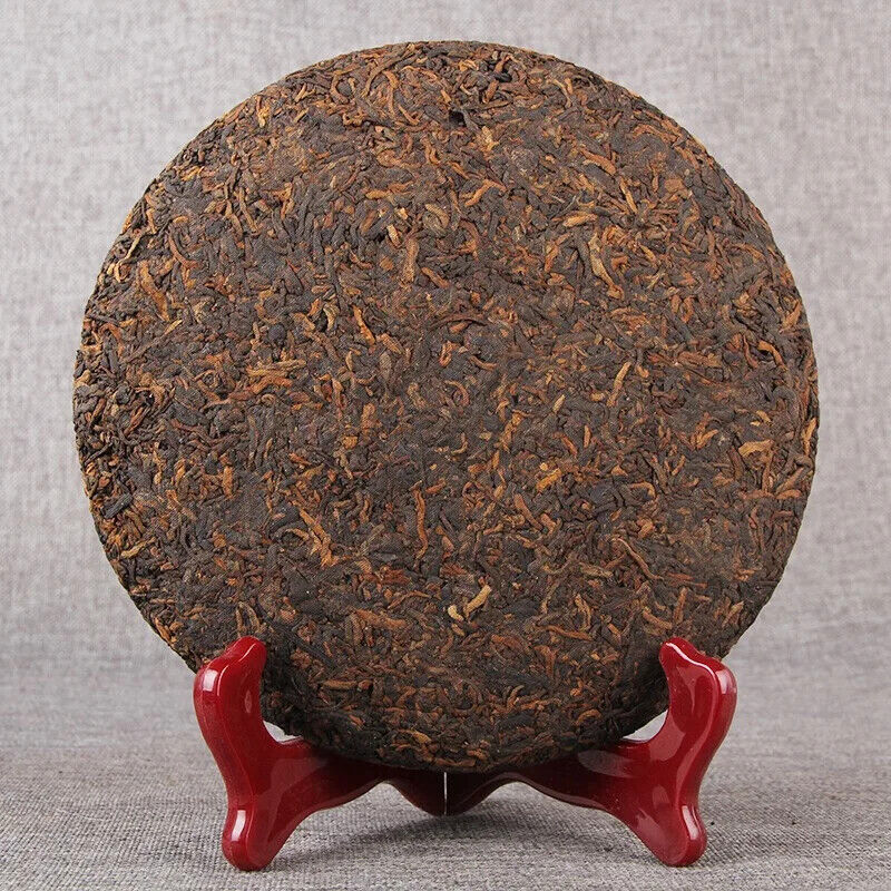 357g Yunnan Jinmai Pu Erh Tea Cake Aged Ripe Fermented Puer Tea Qi Zi Bing Cha
