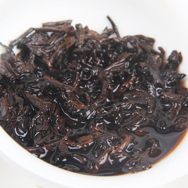 Ripe Puer Tea Cake Fermented Puerh Cha Bing Menghai Cheng Xiang 357g/12.59oz