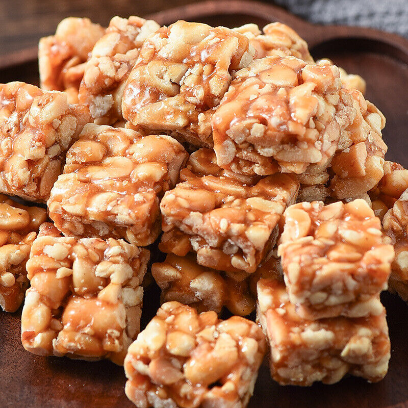 Original Low-sugar Sesame Peanut Halva 500g Handmade Black Sesame Candy Snack