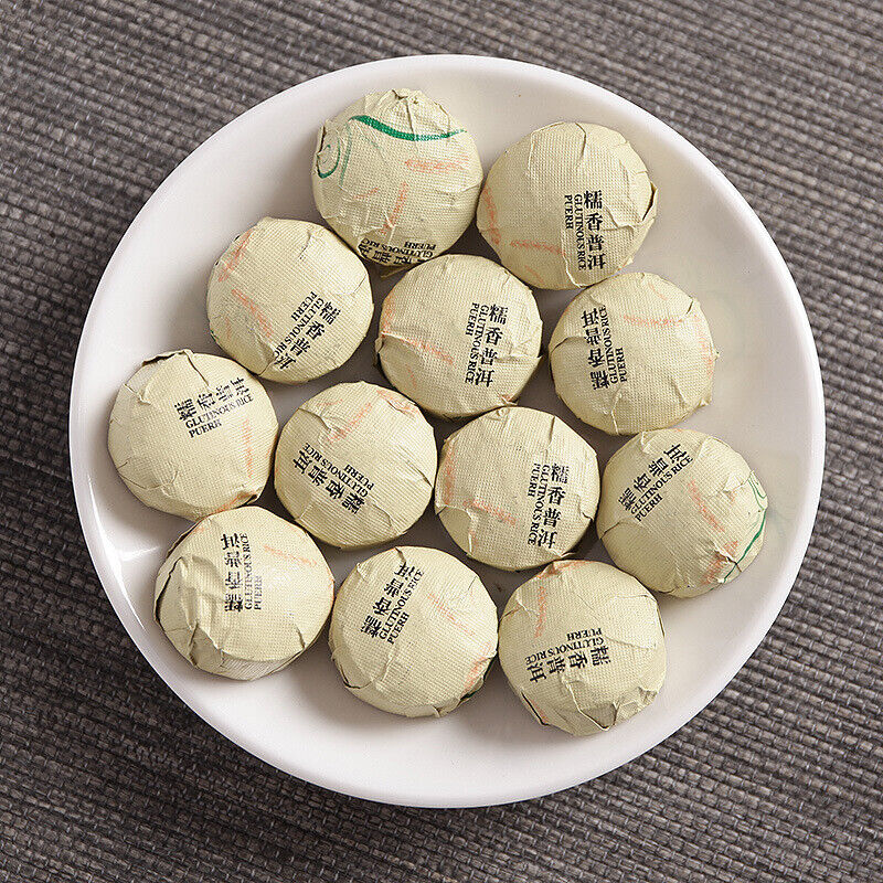 500g Yunnan Puerh Tea,Golden Dawn Glutinous Fragrance Tuo Tea,Miniature Ripe Tea Secondary image