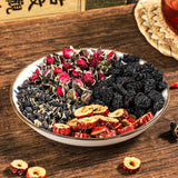 100g Black Goji Berry Dried Mulberries Combination Whitening Prickly Pear Rose