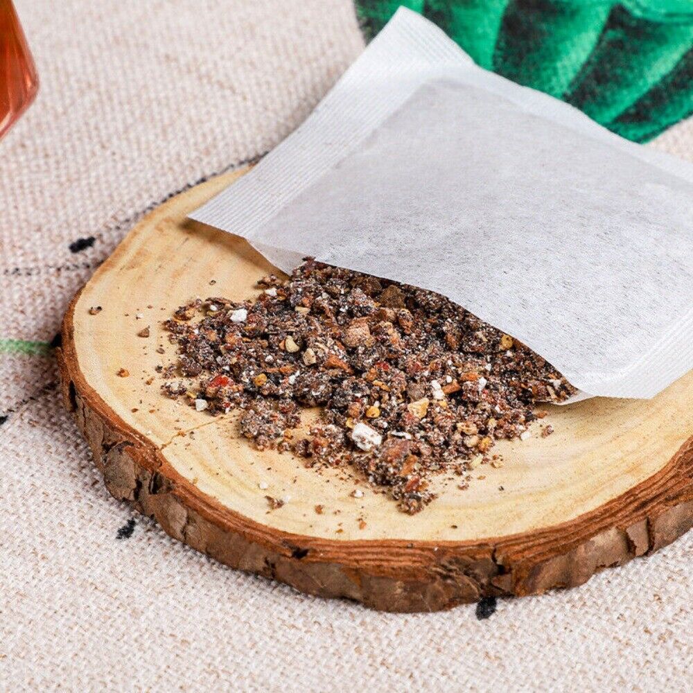 Wu Gen Probiotic Tea Black Bean Sesame Mulberry Goji Ginseng Herbal Bags