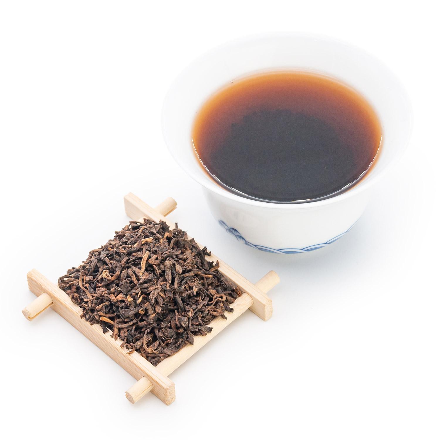 Imperial Ripe Puer Tea Loose Leaf China Yunnan Puerh Black Tea