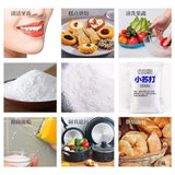 Edible baking soda powder, food grade sodium bicarbonate, household cleaning