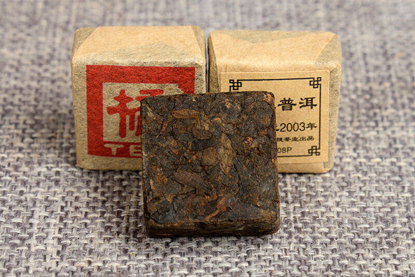 500g Yunnan Pu'er Tea Leaves Mini Tuocha Original Small Square Brick Tea