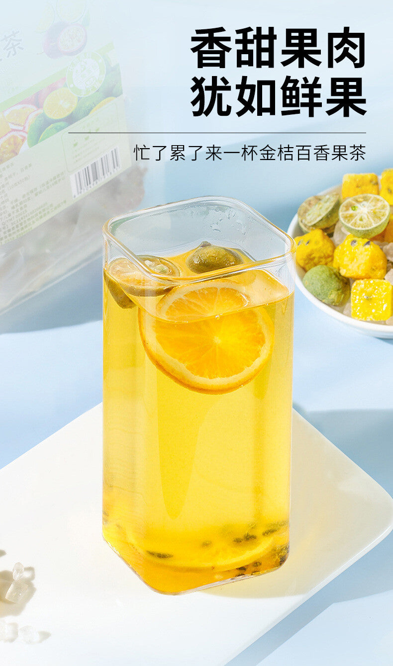 Green Tangerine Lemon Passion Fruit Tea: Summer Cold Brew