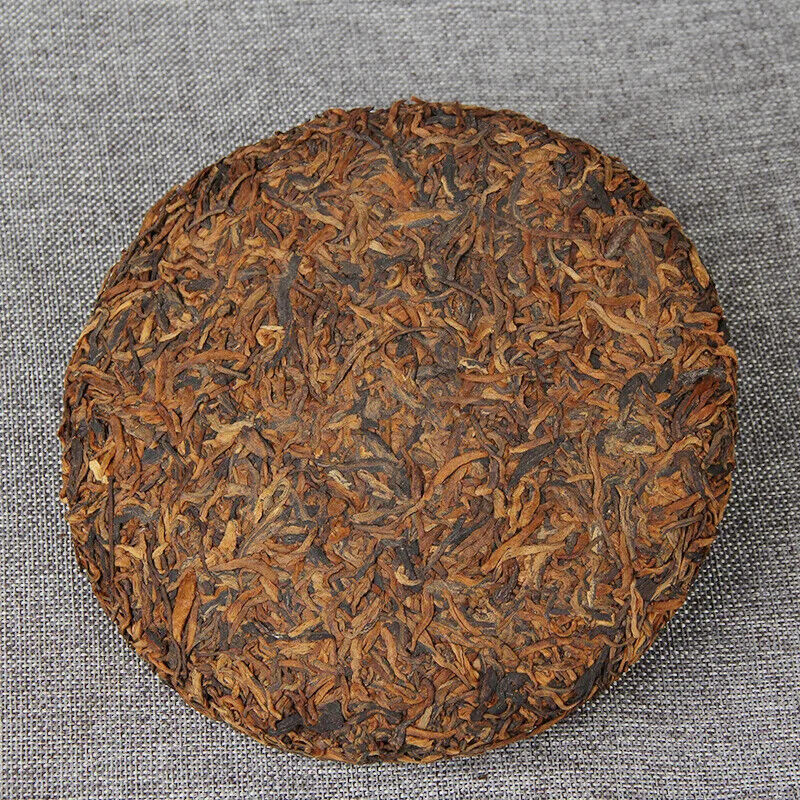 Yunnan Tea King Golden Cake Ripe Puerh Compressed Cake 357g Qizi Cake Tea