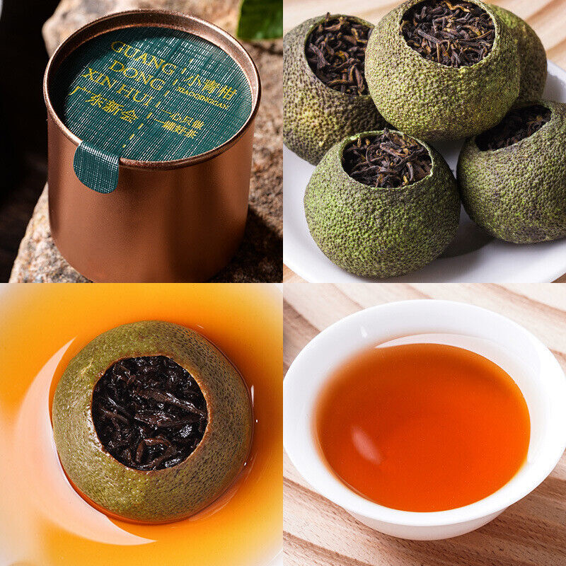 Puerh Xiaoqing Citrus Pu'er Mature Tea Organic High Quality Pu-erh Ripe Tea 50g