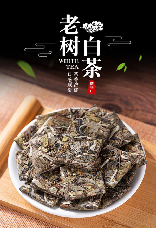 Ancient Tree Pu Erh Raw White Tea Honey Aroma Sweet Aftertaste Large Leaf