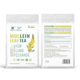 100% Natural Mullein Leaf Herbal Tea For Lung Cleansing Relief Cough Metabolism
