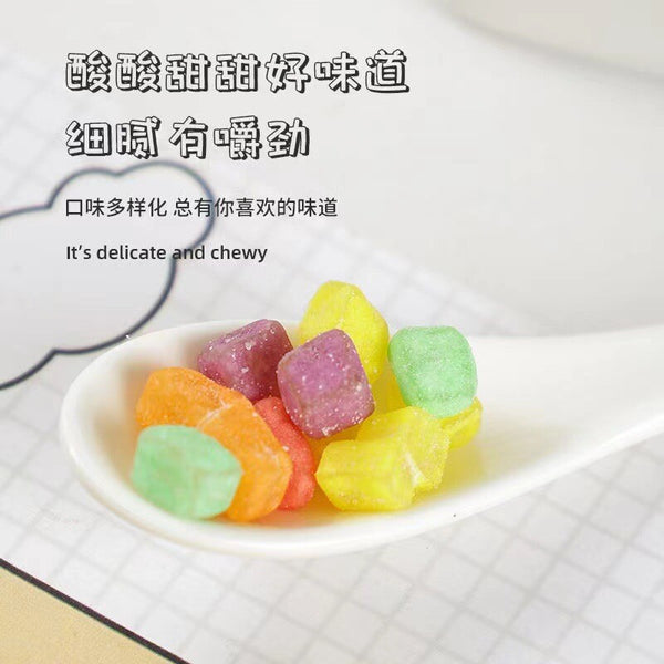 Sour Fruit Gummies Nostalgic Childhood Snack 8090s Sweet Treat