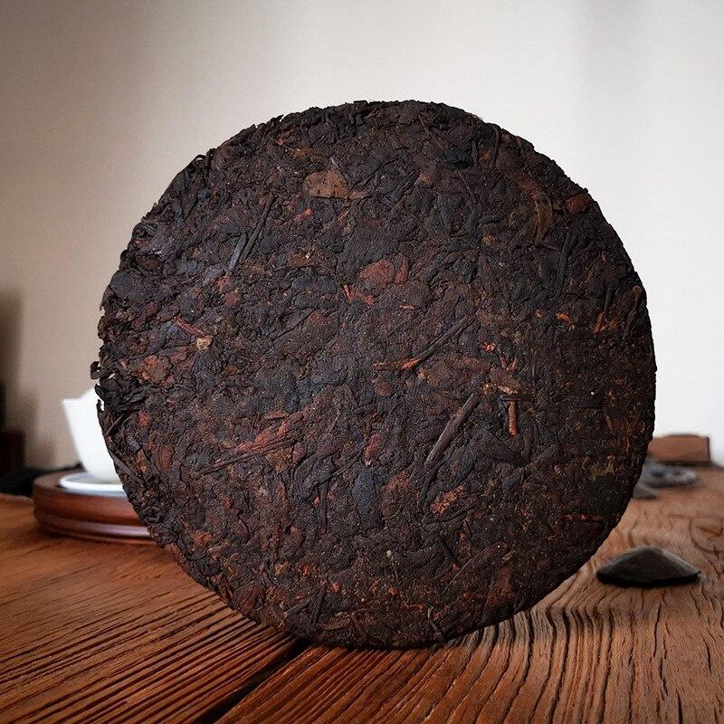 2008 Menghai Ancient Tree Handmade Shu Puerh Tea,Bingdao Ripe Puerh Tea 357g Secondary image