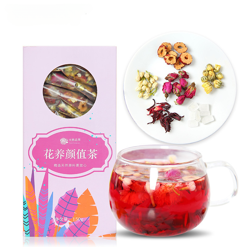 Rose Luoshen Wholesale Flower Tea Chrysanthemum Red Date Sliced Flower Tea Main image
