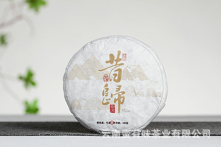 Yunnan Puerh Tea 2021 Big Tree Old Tree Tea 100g Xigui Small Cake Raw Tea Tea