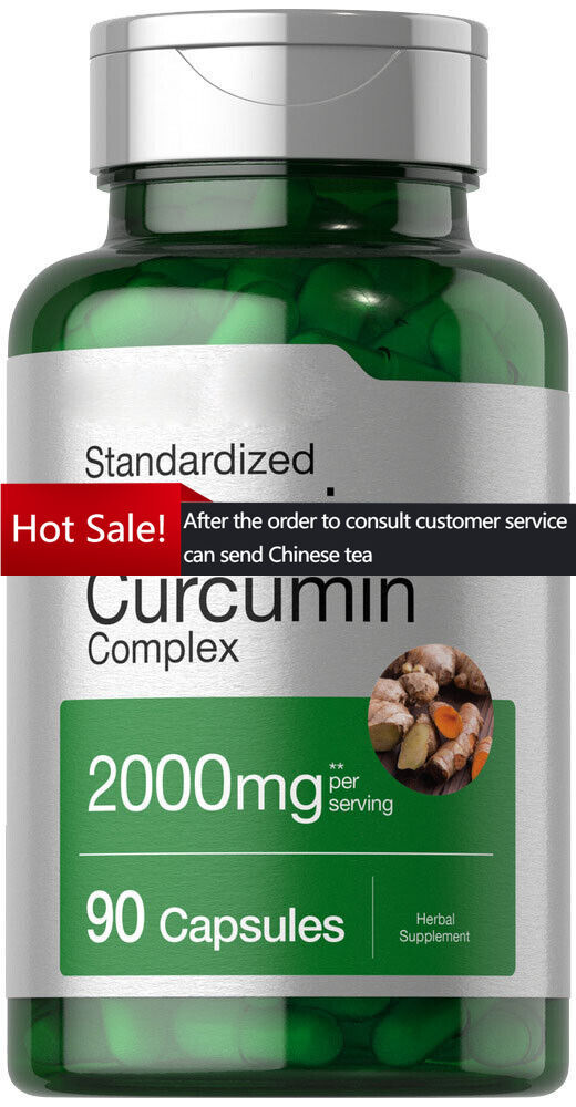 Turmeric curcumin contains bioprotein | 2000 mg | 90 capsules | Horbaach - Main image
