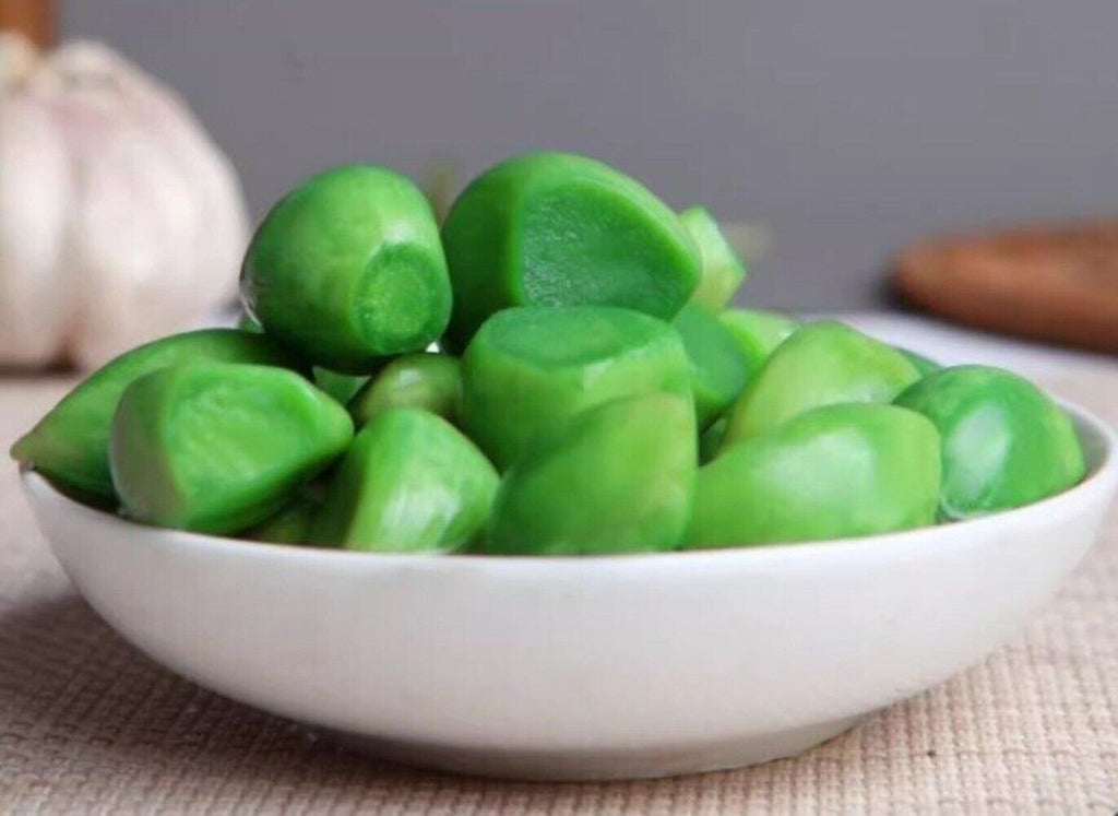 Zuckerknoblauch Green Garlic Laba Garlic Sweet Garlic Traditional Pickled