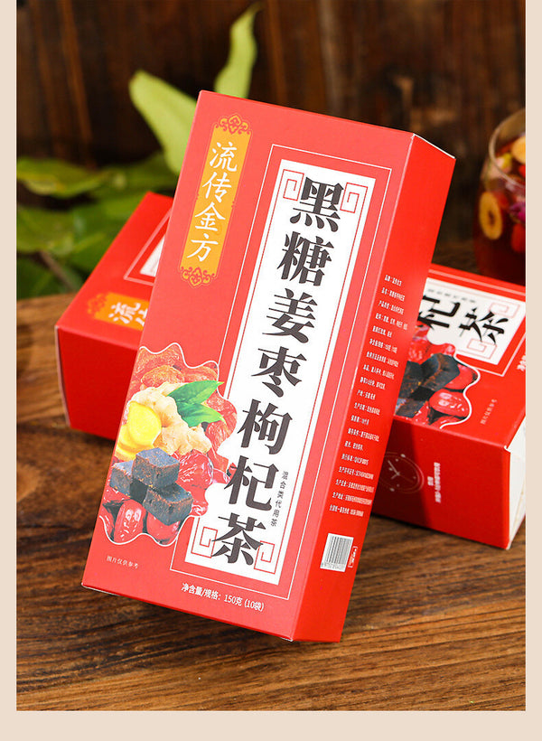 Black Sugar Ginger Date and Wolfberry Tea Cinnamon Goddess Tea Flower Tea