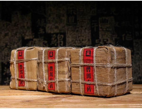 Natural Yunnan Pu'er Raw Tea Brick 500g Pu'er Raw Tea Brick Healthy Drink