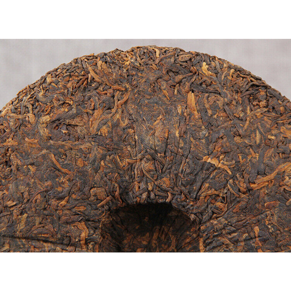 TeaPu'er Tea Ancient Tree Pu'er Tea Ripe Tea Cake 357g Black Tea Yunnan Pu'er Tea