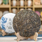 357g DaXueshan Pu'er Raw Tea Yunnan First Spring Ancient Seven Seed Cake Tea