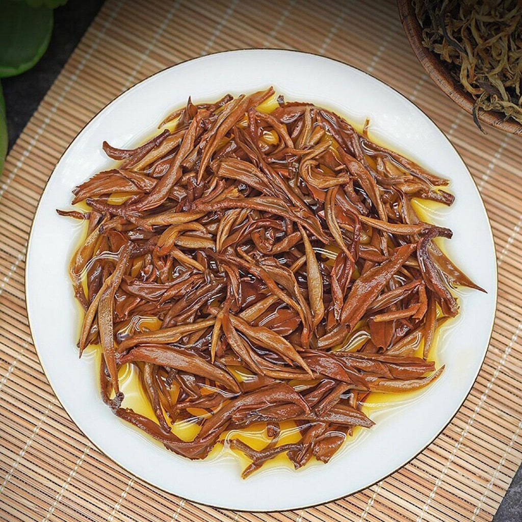 500g Honey Fragrance Dian Hong Loose Leaf Black Tea Yunnan Fengqing Golden Bud