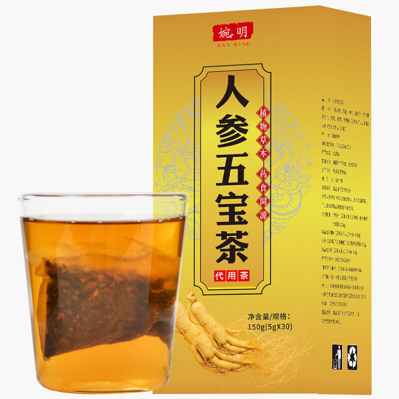 150g Golden gun solid tonic tea ginseng 5 treasure tea men's 29ingredients tea Main image
