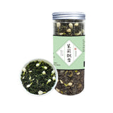 Authentic Jasmine Green Tea Handpicked Fragrant Loose Leaf Tea in Jar