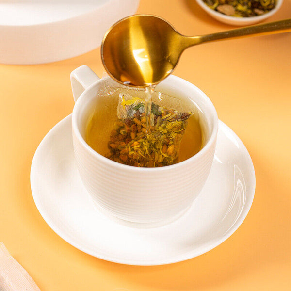 Green Gold Wellness Tea, Jasmine, Honeysuckle, and Gardenia Healthy Drink