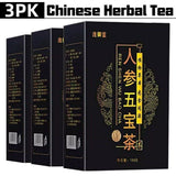 3 Pack Ginseng Six Treasure Herbal Tea Traditional Chinese Kidney Support Blend