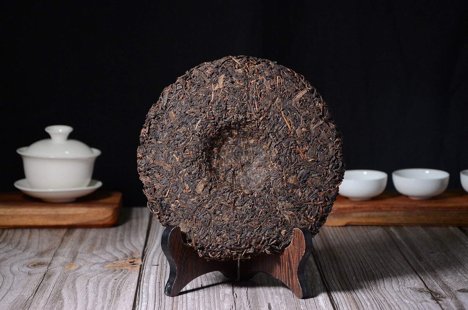 357g Pu-erh Raw Tea Yunnan Seven Seeds Cake Puerh Qing Qiao Mu Old Tree Raw Cake