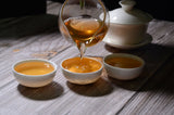 357g Pu-erh Raw Tea Yunnan Seven Seeds Cake Puerh Qing Qiao Mu Old Tree Raw Cake