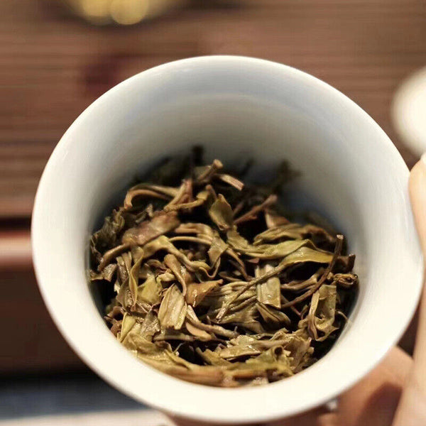 Yunnan Menghai Meng Song Slippery Bamboo Liangzi Early Spring Pu-erh Raw Tea357g