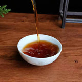 357g Pu'er Tea Brown Mountain Banzhang Ancient Tree Fermented Puer Ripe Tea Cake