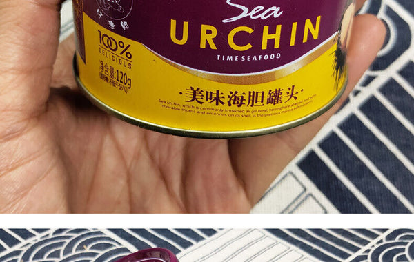Ready-to-Eat Canned Sea Urchin (120g) – Perfect for Delicious Sashimi Dishes