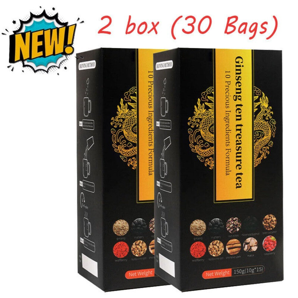 Kidney Health Tea Ginseng Ten Treasure Chinese Herbal