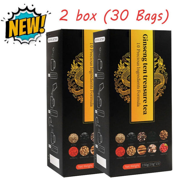 Kidney Health Tea Ginseng Ten Treasure Chinese Herbal